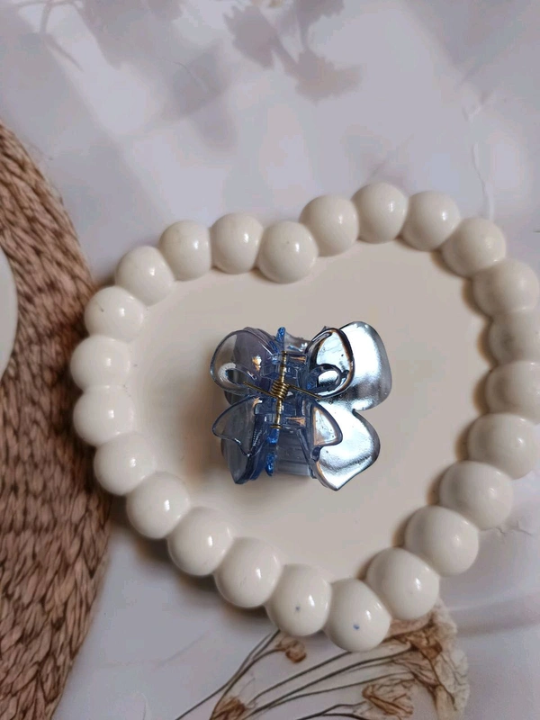 Strong Acrylic Dualtone Butterfly Hair Claw - 4