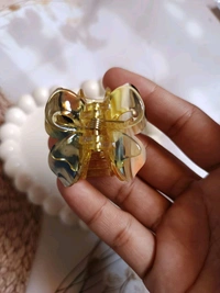 Strong Acrylic Dualtone Butterfly Hair Claw - 7