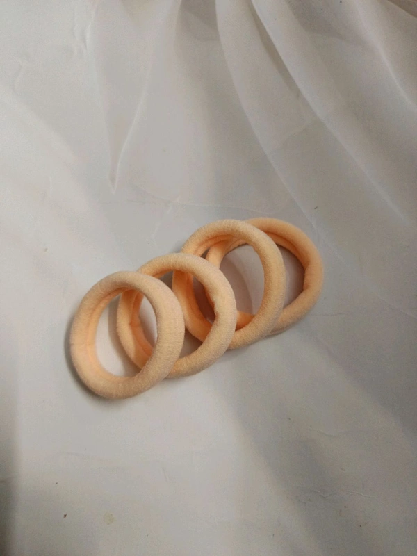 Daily Wear Rubber Band 4 Pcs Set 1 - Orange