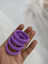 Daily Wear Rubber Band 4 Pcs Set 1 - Violot
