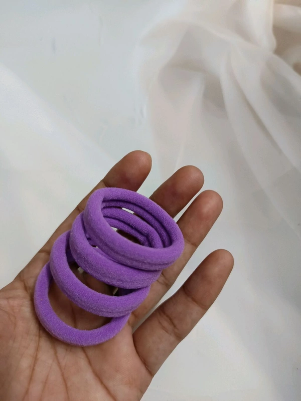 Daily Wear Rubber Band 4 Pcs Set 1 - Violot