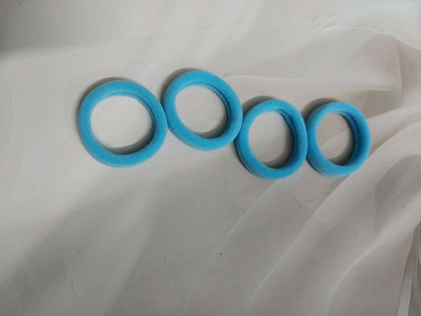 Daily Wear Rubber Band 4 Pcs Set 1 - Blue