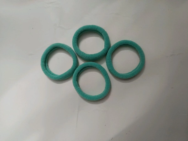 Daily Wear Rubber Band 4 Pcs Set 2 - Green