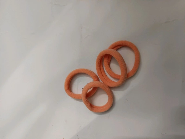 Daily Wear Rubber Band 4 Pcs Set 2 - Orange
