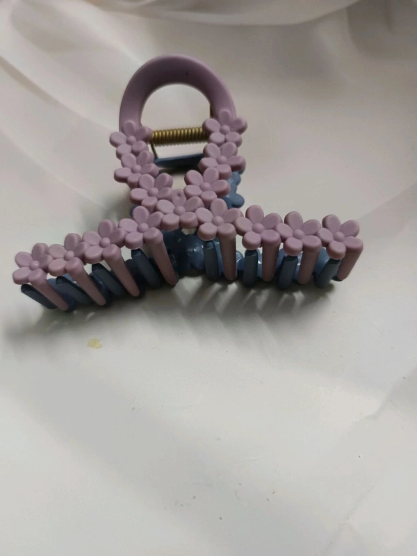 Big Double Color Hair Claw  - 2