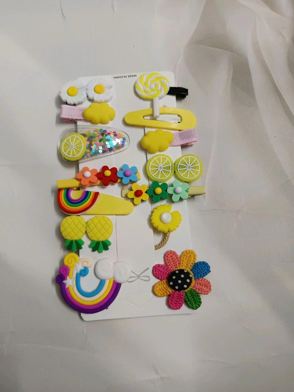 Kids Variety Clips Pack - Yellow