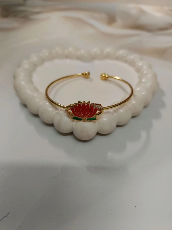 Lotus Bracelet  - Red