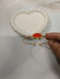 Lotus Bracelet  - Red