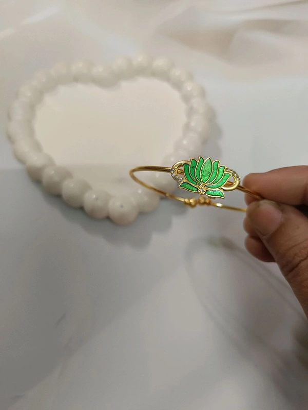 Lotus Bracelet  - Green