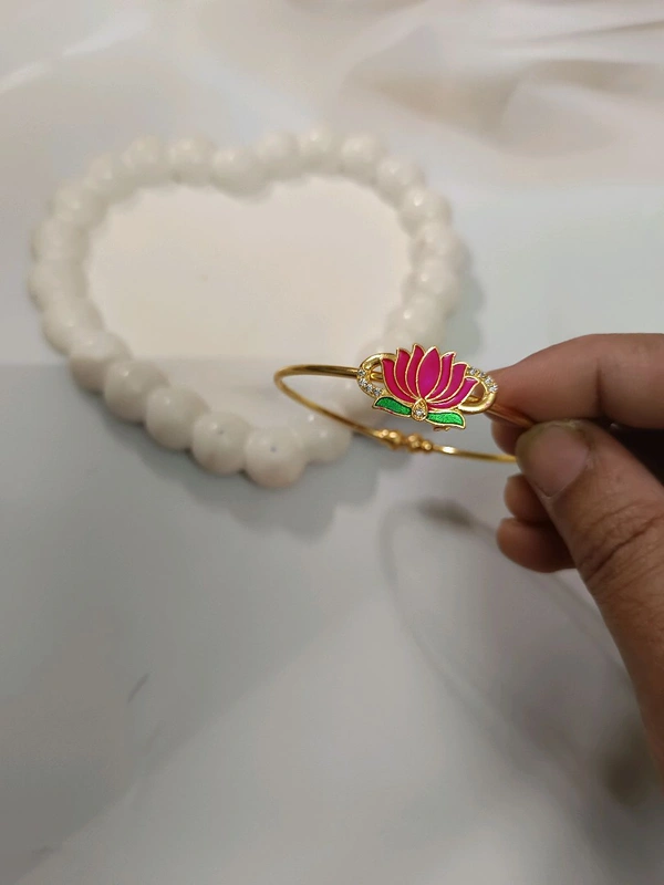 Lotus Bracelet  - Pink