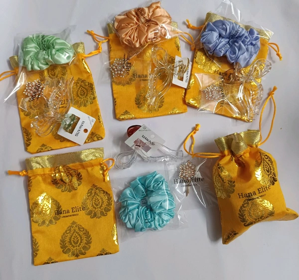 Potli Bag Hamper ( 1 Bag Has - 3 Items) - One Bag Price
