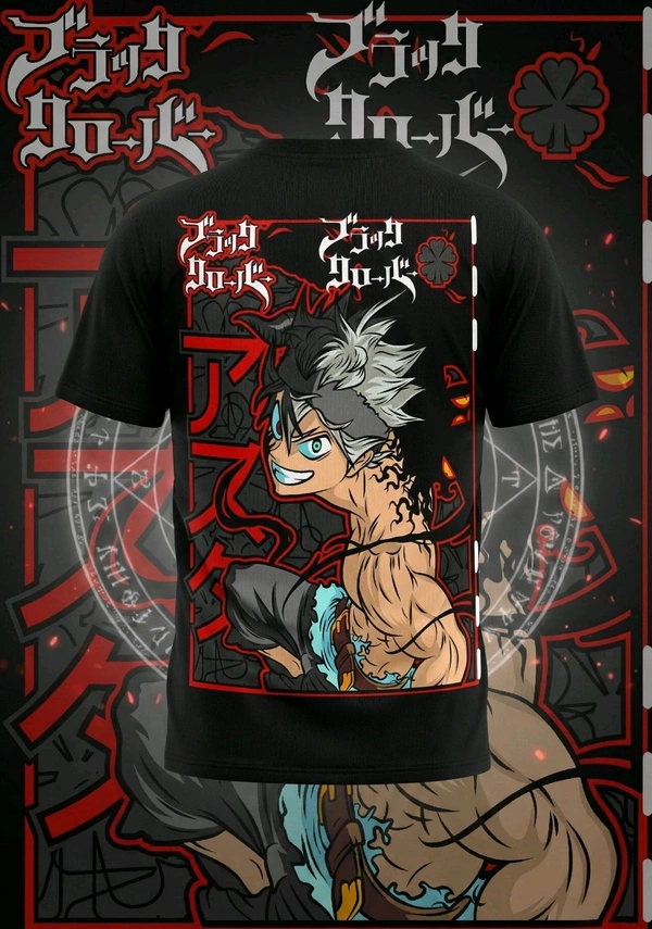 Asta – Black Clover Anti-Magic Warrior Vibe Black T-Shirt BC-002 - Black, S