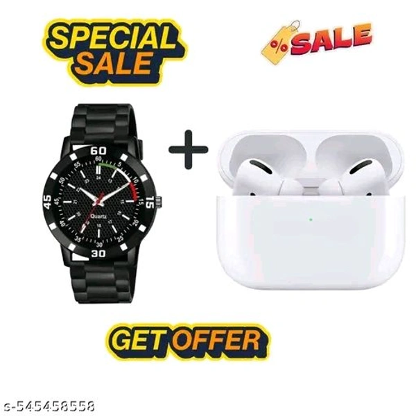 Tws Bluetooth Earbuds With Sports Watch Only 459 Rupee