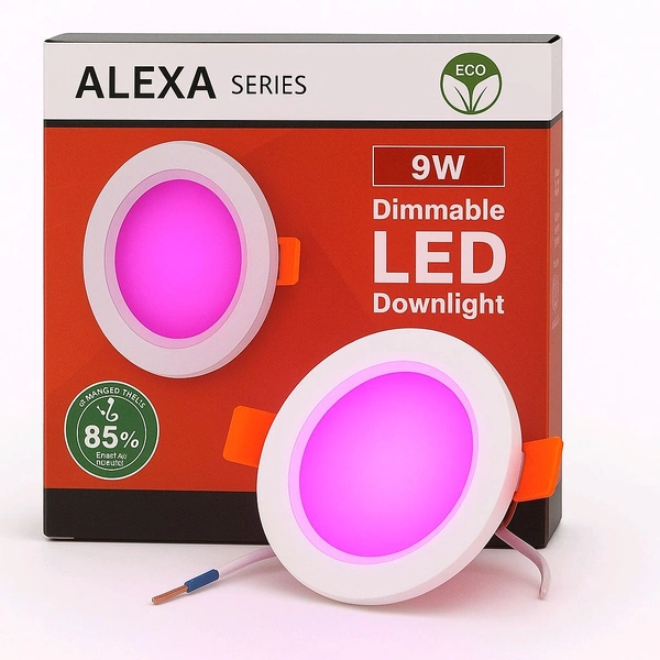 BRIGHT LIGHTS 9 Watts 4" concealed led lights - Pink Lace