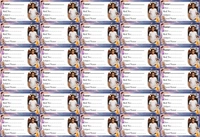 Vedalya Ayodhara Personalized Photo Name Sticker - Pack of 60 - Pack of 60