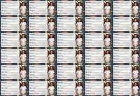 Vedalya Ayodhara Personalized Photo Name Sticker - Pack of 60 - Pack of 60