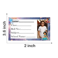 Vedalya Ayodhara Personalized Photo Name Sticker - Pack of 60 - Pack of 60