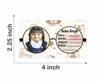 Vedalya Ayodhara Customized Photo Name Sticker for kids - Pack of 24