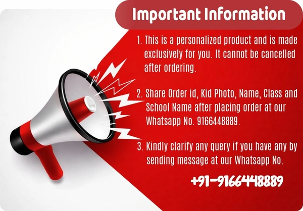 Vedalya Ayodhara Customized Photo Name Slip Sticker | Pack of 60 - 60