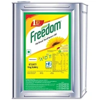 Freedom Refined Sunflower Oil, 15 kg Tin