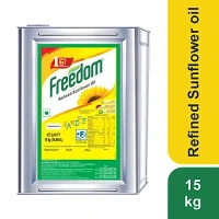 Freedom Refined Sunflower Oil, 15 kg Tin
