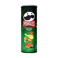 Pringles South African Style Peri Peri Flavour Potato Crisps, 102 g