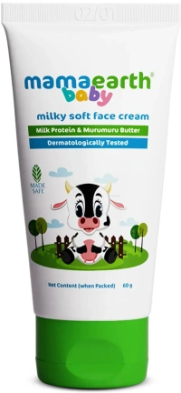 Mamaearth Milky Soft Face Cream For Babies-60g