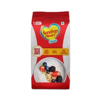 Sundrop Heart 1Kg, Rolled Oats, High In Protein and Fibre, All Natural, Ready in 3 minutes