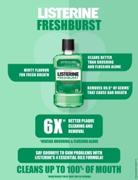  Listerine Fresh Burst Mouthwash-500ml