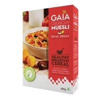 Gaia Crunchy Real Fruit Muesli 400 GM - (Buy 1 Get One )The Deliciously Crunchy and Nutritious Breakfast Cereals| The Perfect Blend
