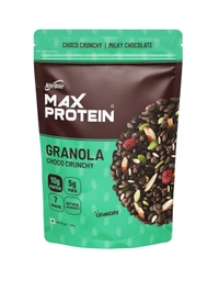 RiteBite Max Protein Granola Choco Crunchy 500g | 7 Grains| 10g Protein| 5g Fiber