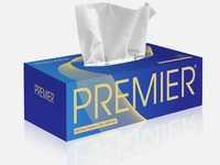 Premier Tissue Paper Box 100Pulls (Packing may vary)