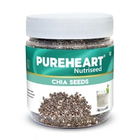 Pureheart Raw Chia Seeds 230 gm| Chia Seeds for Weight Management | Rich in Calcium, Protein, Fiber, Omega-3 and Antioxidant