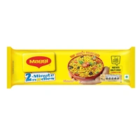 MAGGI 2-Minute Instant Noodles, Masala Noodles With Goodness Of Iron, M, pack of 8  (560g Pouch)