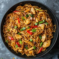 Egg Manchuria Noodles | Tasty Food Court