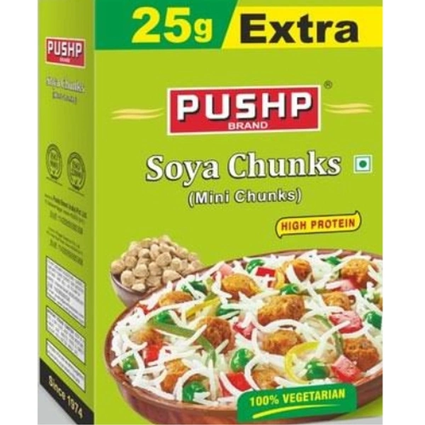Brand SOYA Chunks Mini High Protein and Pure Vegetarian