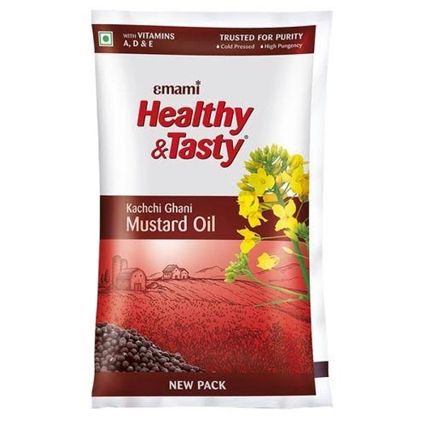 Emami Healthy & Tasty Kachchi Ghani Mustard Oil 