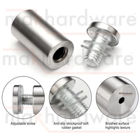 MAK HARDWARE STAINLESS STEEL (25mm Rod Thickness) SPACERS MOUNT STAND OFF BOLTS SCREWS S.S. STUDS FOR GLASS/ACRYLIC SHEETS DESIGNER SHEETS - - 25mm*25mm/ 1inch.*1inch.