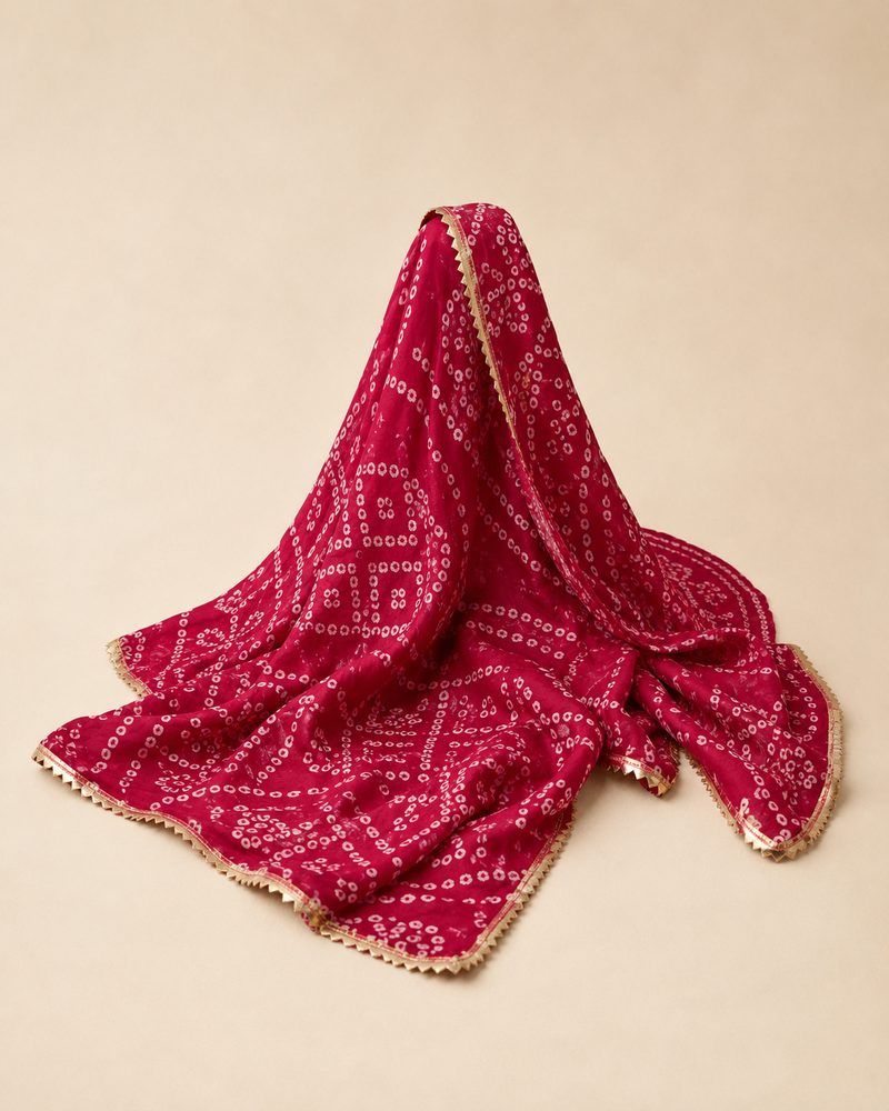 Bandhej dupatta and odhna between ₹500 and ₹999