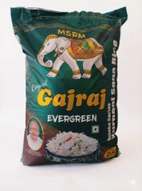 GAJRAJ EVERGREEN SORTEX KURNOOL SONA RICE 26KG BAG