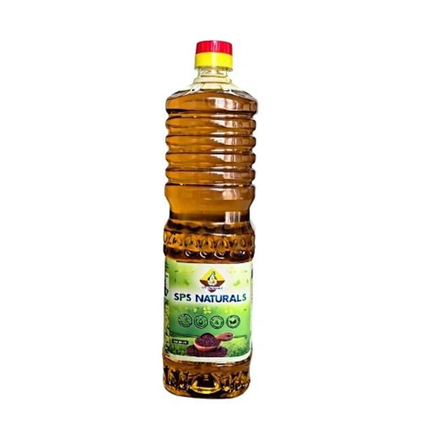 SPSnaturals Wooden Cold Press Mustard Oil 1L Btl