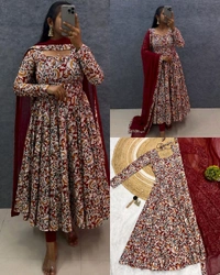 Kalamkari Maxi - S(36), Black