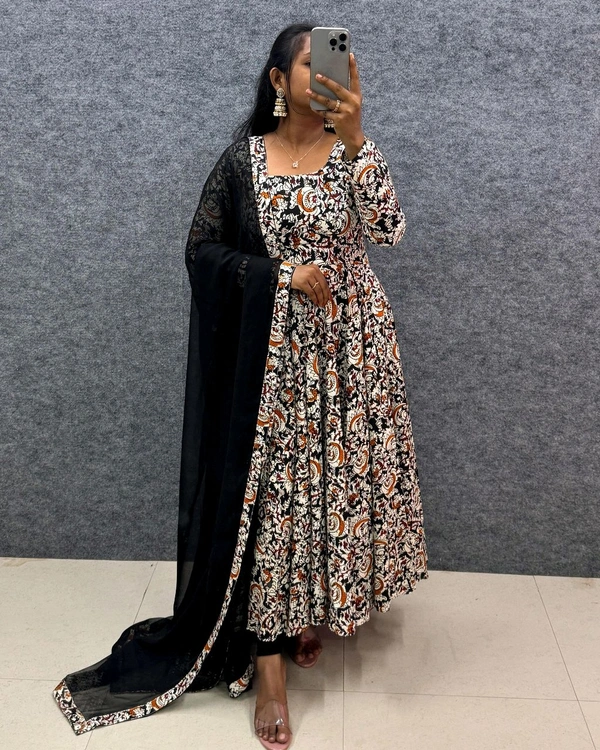 Kalamkari Maxi - S(36), Black