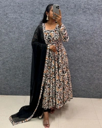 Kalamkari Maxi - XL(42), Black