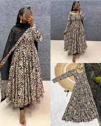 Kalamkari Maxi - XL(42), Black