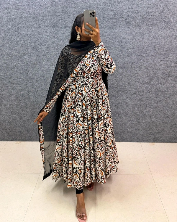 Kalamkari Maxi - 3XL(46), Black