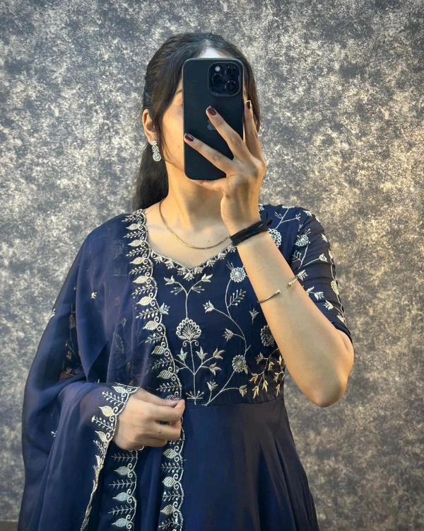 Neha - S, Navy Blue