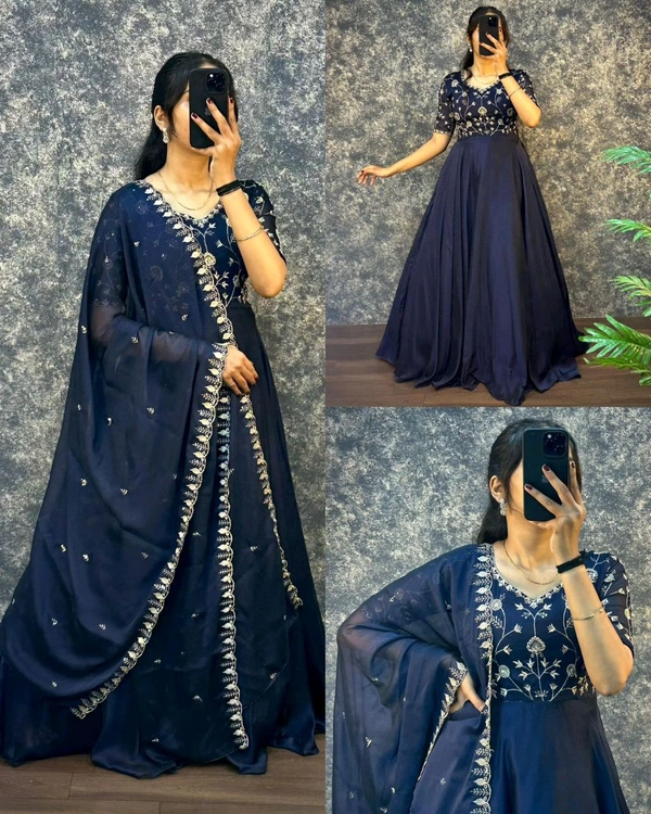 Neha - S, Navy Blue