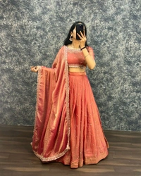 Sahana - Free Size (M to 2XL), Peach