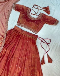 Sahana - Free Size (M to 2XL), Peach